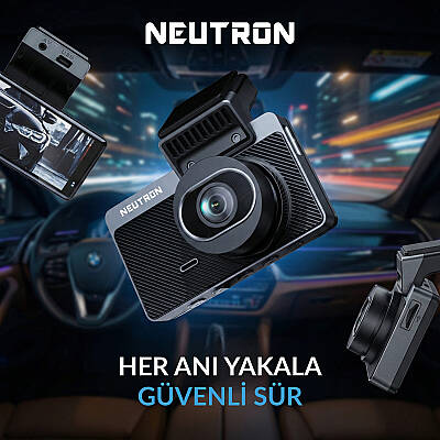 Neutron NTL-CC-02G-4K Çift Kameralı 4K Araç Kamerası, Wi-Fi ve Mobil Uygulama Destekli - 6