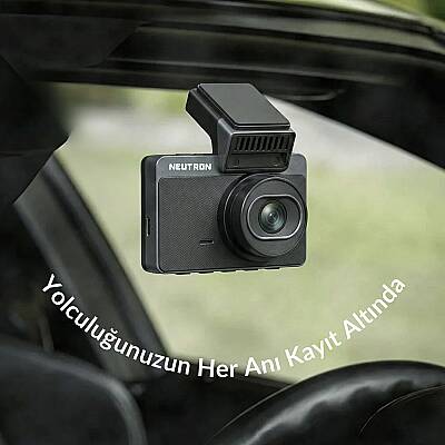 Neutron NTL-CC-02G-4K Çift Kameralı 4K Araç Kamerası, Wi-Fi ve Mobil Uygulama Destekli - 7