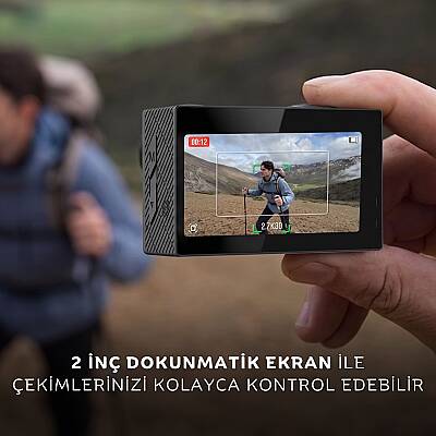 Neutron NTL-AC-02D4K Aksiyon Kamerası, Dokunmatik Ekranlı Aksiyon Kamerası - 5