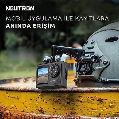 Neutron NTL-AC-02D4K Aksiyon Kamerası, Dokunmatik Ekranlı Aksiyon Kamerası - 2
