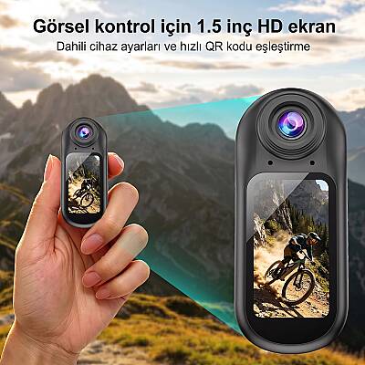 Neutron NTL-AC-01MD4K Mini Aksiyon Kamerası, 4K Görüntü Kalitesi, Titreşim Önleyicili - 5