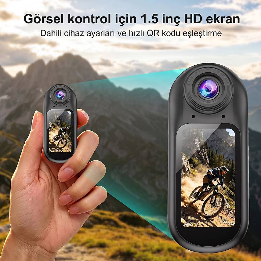 Neutron NTL-AC-01MD4K Mini Aksiyon Kamerası, 4K Görüntü Kalitesi, Titreşim Önleyicili - 5