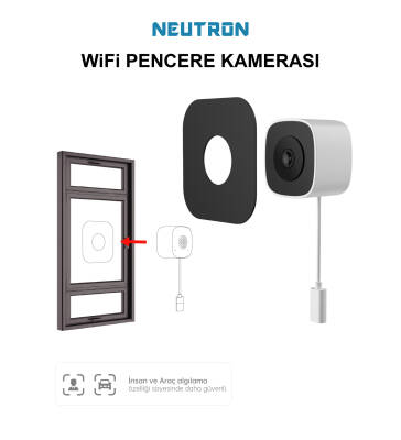 Neutron NTL-IP15GS-3MP Manyetik Yapışkanlı 3MP Kablosuz Pencere Kamerası, Karavan Kamerası - 5