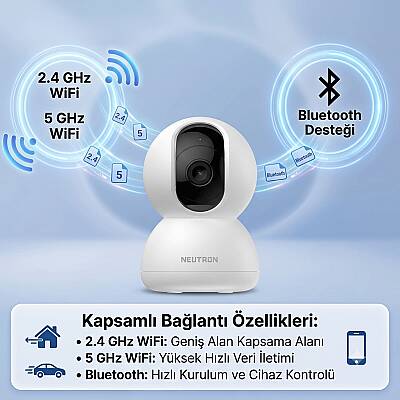 Neutron NTL-PT-16-3MP İç Mekan Kamerası, Evcil Hayvan ve Güvenlik Kamerası - 6
