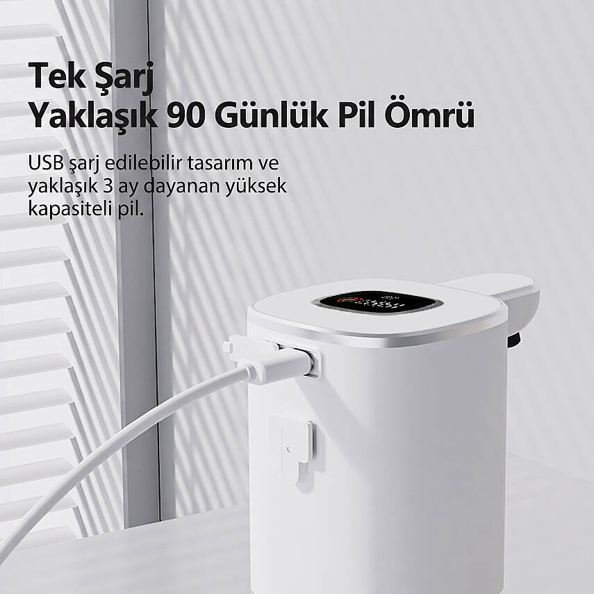Neutron NTL-SD-38MLS Akıllı Temassız Köpük Sabunluk, Duvara Monte Edilebilir - 7