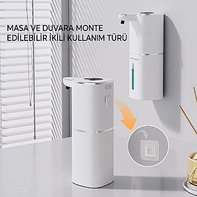 Neutron NTL-SD-38MLS Akıllı Temassız Köpük Sabunluk, Duvara Monte Edilebilir - 6
