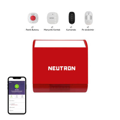 Neutron NTL-OD-99WB Kablosuz Akıllı Dış Mekan Kablosuz Alarm Seti - Neutron